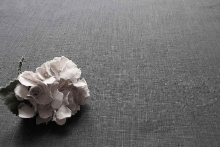 リネンドナ　墨黒linen100%